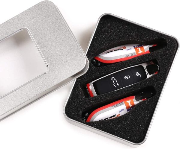 Car Key Case Keyshell Covers for Porsche Panamera??Cayenne??Macan??Boxster??Cayman??718 (911 RSR, Style A) - Image 2