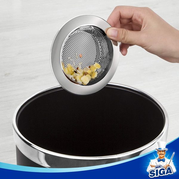 MR.SIGA Stainless Steel Kitchen Sink Strainer, Pack of 3 - Image 2