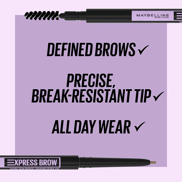 Maybelline Brow Ultra Slim Eyebrow Pencil, Black Brown - Image 7