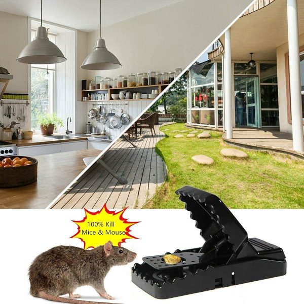 Mouse Trap, Mice Traps That Work Best Snap Traps for Small Mice and Mouse Outdoor Indoor Quick Kill and Reusable Mouse Traps 6 Pack - Image 7