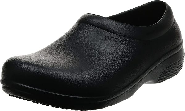 Crocs Unisex-Adult Men's and Women's on The Clock Clog | Slip Resistant Work Shoes - Image 2