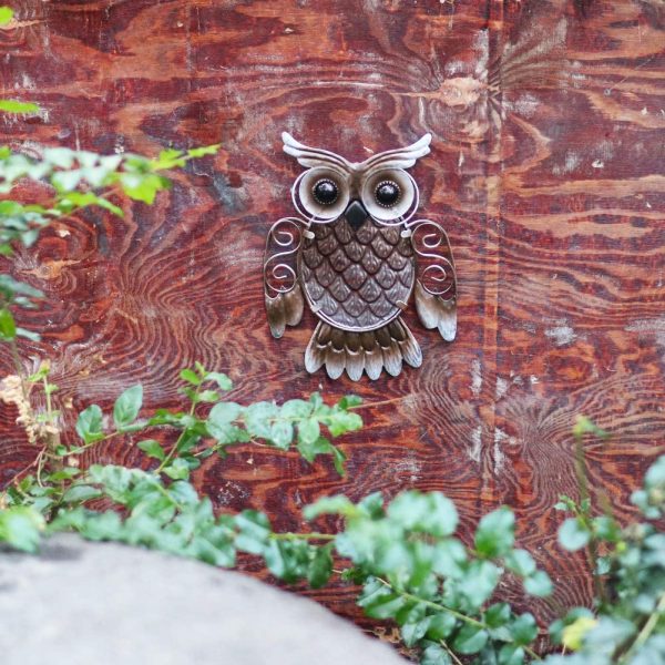 Liffy Wall Hanging, Metal Owl Home Decor ,Garden Decoration ,Outdoor Statues Accessories Sculptures and Miniatures Animales Jardin - Image 7