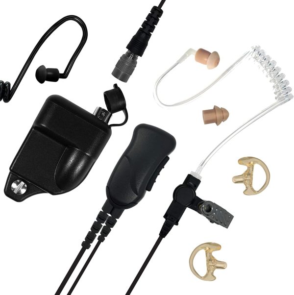 Sheepdog Quick Disconnect Police Lapel Mic, Compatible with Harris XG25 XG75 XG15 P5300 P5400 P5500 and P7300 Series, Law Enforcement Earpiece Headset - Image 3