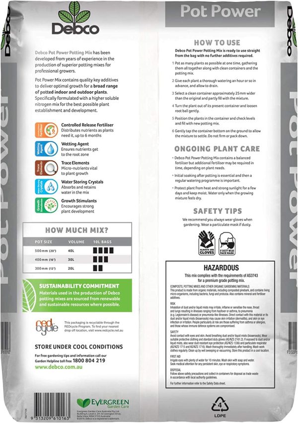 Debco Indoor Potting Mix 10 litres - Image 5