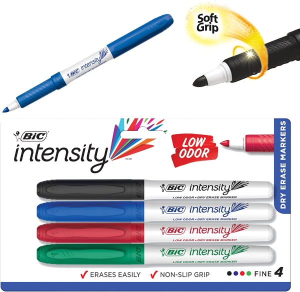 Classroom Stationery Bundle Pack - 15 Assorted Colour Ballpens, 12 Mechanical Pencils & 4 Assorted Dry Erase Whiteboard Markers - Image 2