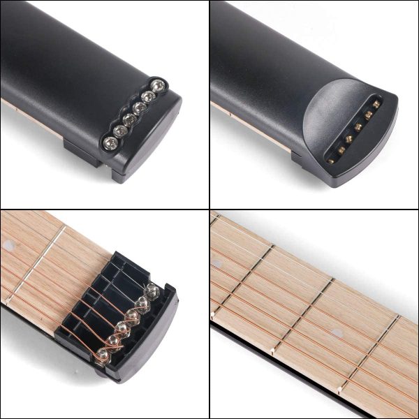 Pocket Guitar Practice Neck, 6 Fret Portable Guitar Chord Practice Tool for Beginner - Image 3