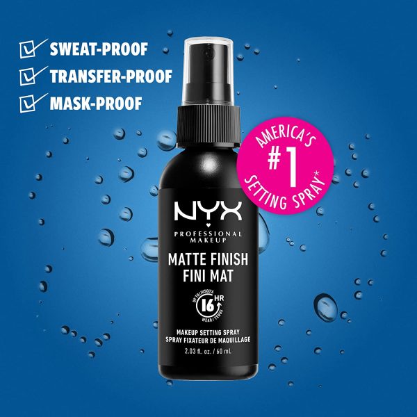 NYX Professional Makeup Setting Spray - Matte - Image 6