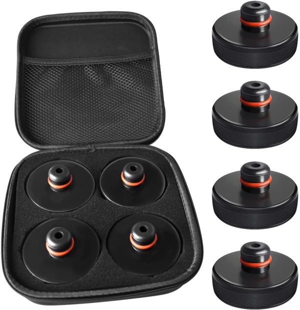 Lifting Jack Pad for Tesla Model 3/S/X/Y, 4 Pucks with a Storage Case, Accessories for Tesla Vehicles - Image 2