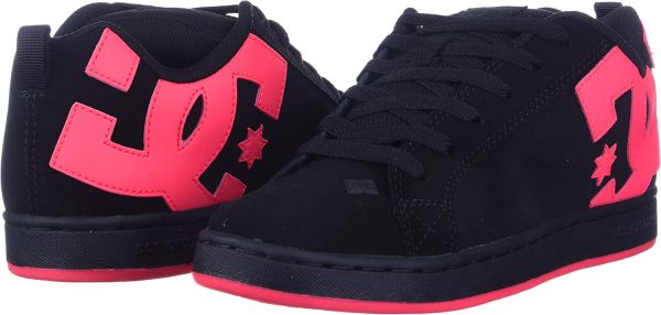 DC Women's Court Graffik Low Top Casual Skate Shoe - Image 8