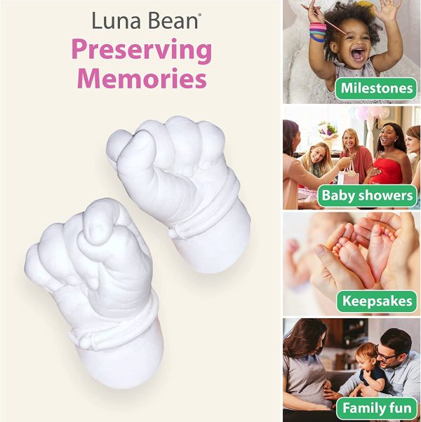 Luna Bean Infant Plaster Life Casting Kit -Refill- (Step 1 & Step 2) - Image 3