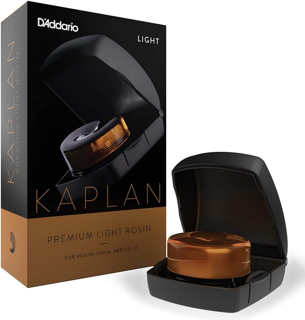 D'Addario Kaplan Premium Rosin with Case, Light - Image 4