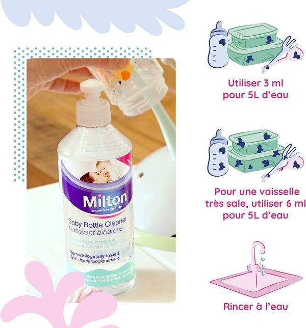 Milton Baby Bottle Cleaner 500 ml - Image 3