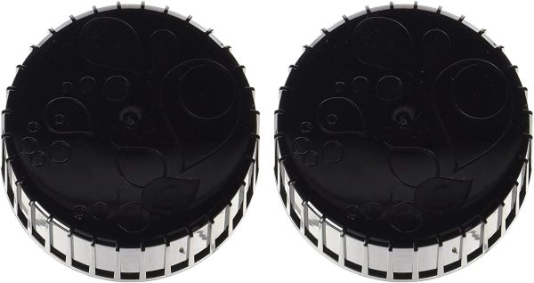 SodaStream Bottle Caps, Black, 2-Pack