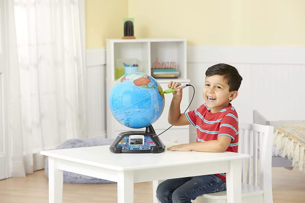 LeapFrog Magic Adventures Globe - Interactive Educational Children's Globe with LCD Screen and BBC Videos - 605403, Multicoloured - Image 5