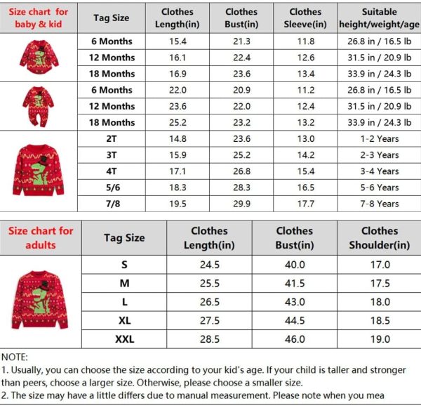 Simplee kids Ugly Christmas Sweater Family Matching Outfits for Holiday Party Knitted Pullover - Image 2