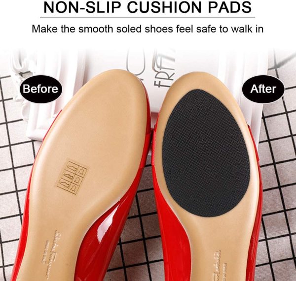 Dr. Shoesert Non-Slip Shoes Pads Adhesive Shoe Sole Protectors, High Heels Anti-Slip Shoe Grips (3 Pairs) - Image 3