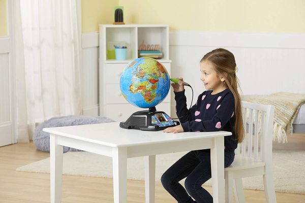 LeapFrog Magic Adventures Globe - Interactive Educational Children's Globe with LCD Screen and BBC Videos - 605403, Multicoloured - Image 4