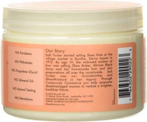 SHEA MOISTURE Coconut and Hibiscus Curl Enhancing Smoothie, 340 g, multi, 12 Ounce (Pack of 1) (290223 ) - Image 2