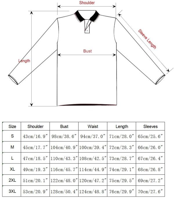 STTLZMC Mens Long Sleeve Poloshirt Contrast Plaid Collar Slim Fit Tennis Tops Shirt - Image 5