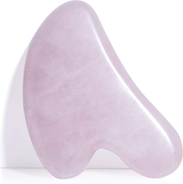 Guasha Scraping Massage Tool ?C Rose Quartz Gua Sha Board - Traditional Scraper Tool for Anti-Aging ?C 100% Natural Pink Quartz Stone Guasha - By Sandine - Image 8