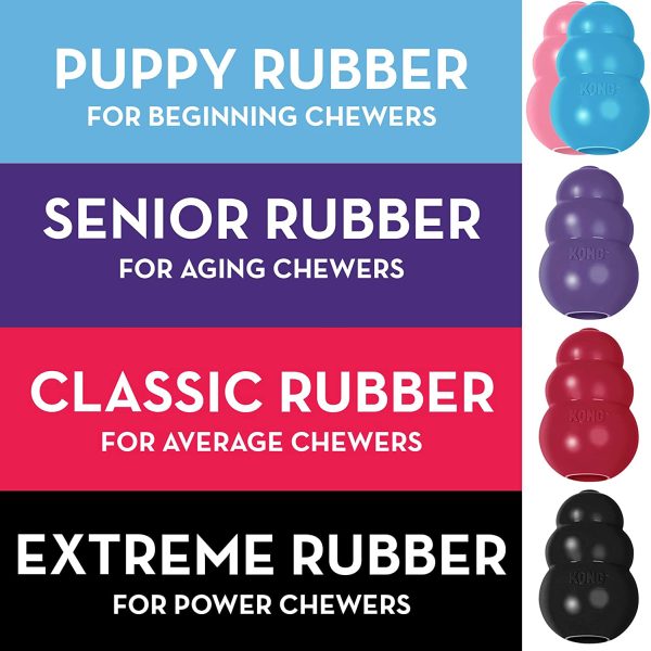 KONG - Classic Dog Toy - Durable Natural Rubber - Fun to Chew, Chase and Fetch - for Small Dogs - Image 9