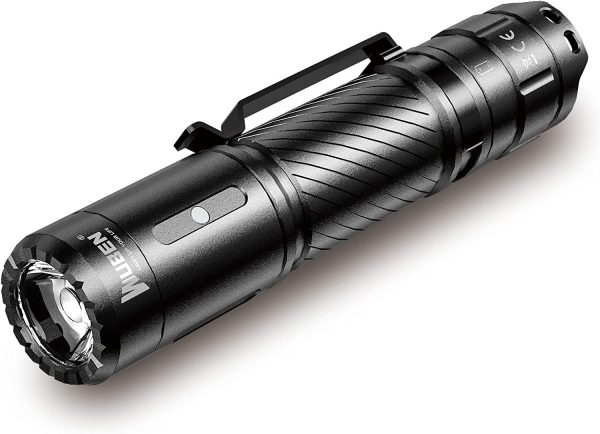 C3 Rechargeable Flashlight 1200 High Lumens Tactical Super Bright LED Flashlights Included Type-C Charging IP68 Water-Resistant 6 Light Modes Pocket-Sized EDC Flash Light - Image 7