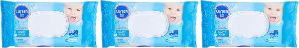 Curash Water Baby Wipes Pack of 240 - Image 2