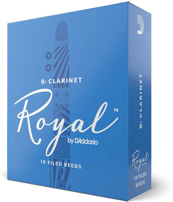 Royal by D'Addario Bb Clarinet Reeds, Strength 1.5, 10-pack - Image 2