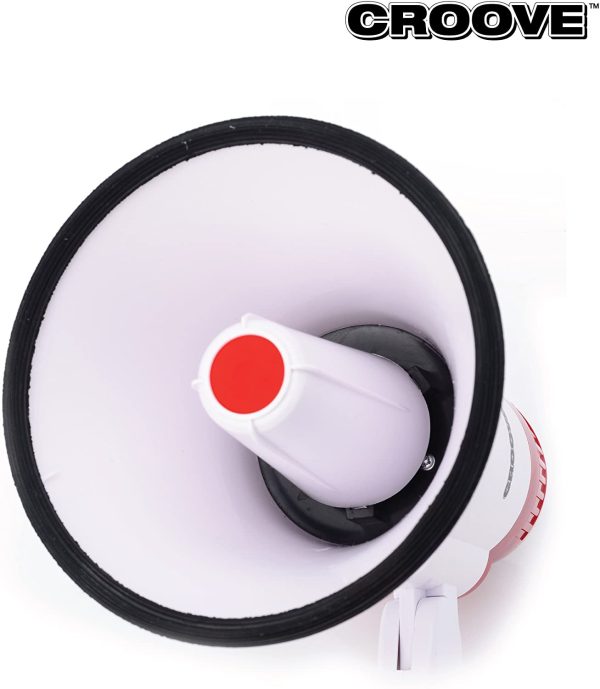 Portable 30 Watt Bullhorn/Megaphone with Siren & Cheering - 800 Yard Range - Powerful and Lightweight - Image 3