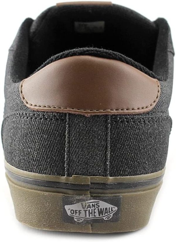 Vans Bishop Men's Shoes Waxed Denim Black Gum - Image 5