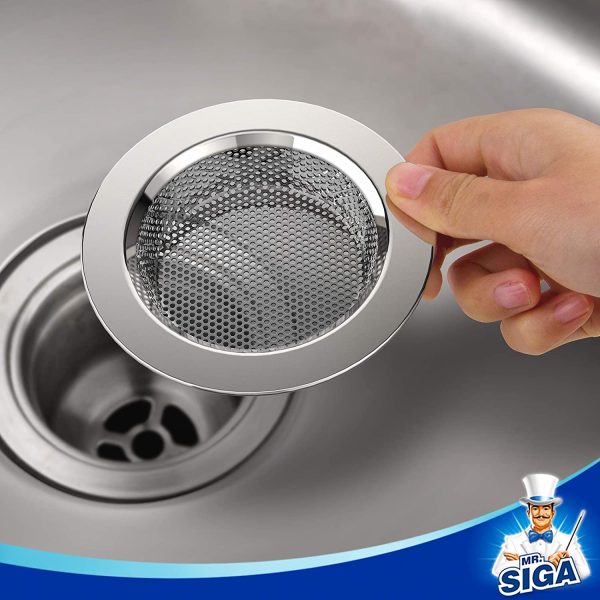 MR.SIGA Stainless Steel Kitchen Sink Strainer, Pack of 3 - Image 6