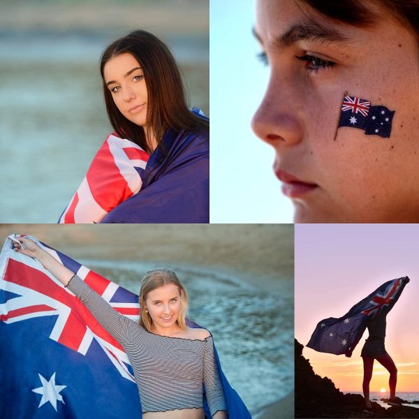 MJB Inspired Australian Flag. Robust Full Size 3 ft X 5 ft Polyester National Flag is Suitable for Indoor or Outdoor use. Showing Your Pride in Being Australian. - Image 6