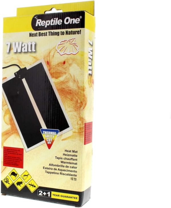 Heat Mat Reptile 7W 15 X 28cm 240V Reptile One Safety Cut Off Feature Thermal - Image 5