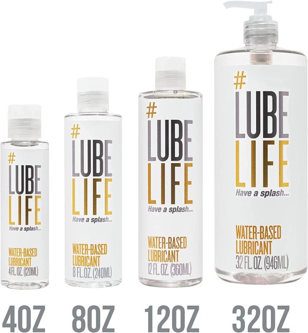 Lube Life #Lubelife Water Based Personal Lubricant, 8 Ounce Sex Lube For Men, Women And Couples (Free Of Parabens, Glycerin, Silicone And Oil) 8 Oz - Image 4