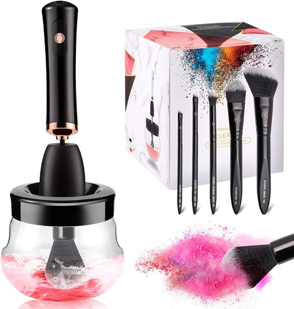 Makeup Brush Cleaner and Dryer Machine, Cosmetic Automatic Brush Spinner,Wash and Dry in Seconds, Deep Cosmetic Brush Spinner for All Size Brushes - Image 5