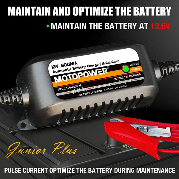 MP00205C 12V 800mA Fully Automatic Battery Charger/Maintainer - Image 3