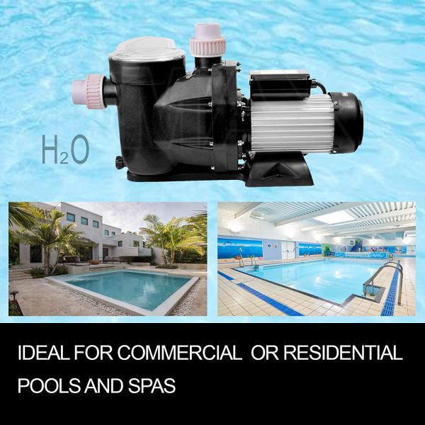 Swimming Pool Pump Pressure Spa Water Electric Self Priming Home Garden (1.6HP, 1200W, 27600L/H) - Image 8