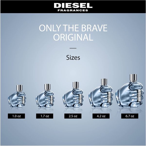 Diesel Only The Brave Eau De Toilette, Fresh, 200 ml - Image 5