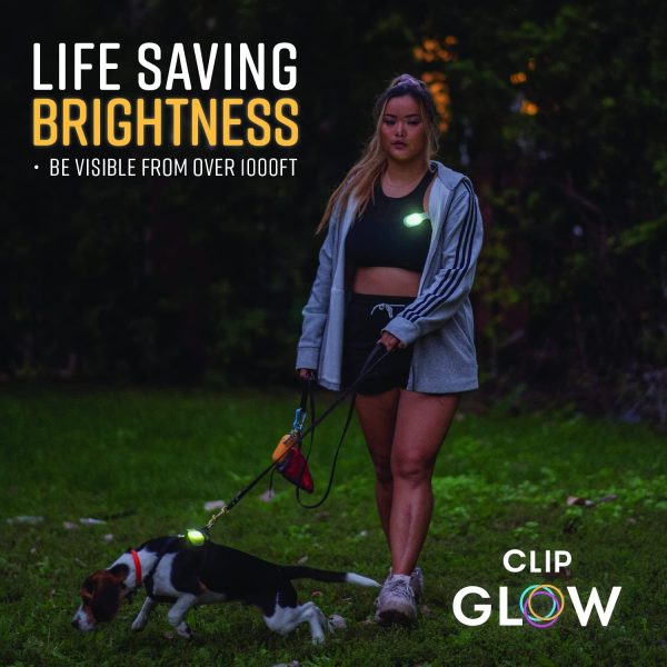 ClipGlow Rechargeable Night Light Nurse Nightshift Hands Free Lightweight Emergency Flashlight for Walking Running Pets Outdoors (Blue) - Image 7