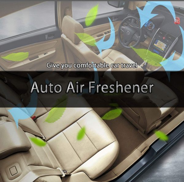 Car Air Freshener Solar Energy Air Purifier for Car Interior Autorotation Decoration Accessories (red) - Image 3