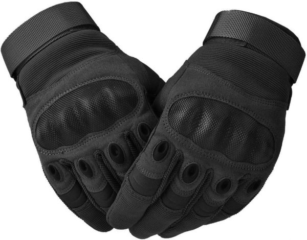 COTOP Motorcycle Gloves, Screen Touch Hard Knuckle Gloves Motorcycle Gloves Motorbike ATV Riding Full Finger Gloves for Men - Image 4