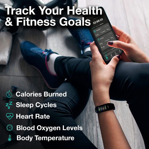 Kore 2.0 Fitness Tracker - Fitness Tracker for Women with Built-in GPS | Track Fitness and Heart Rate, Blood Oxygen and Sleep | Smart Fitness Watch with Step Counter and Activity Tracker - Image 3