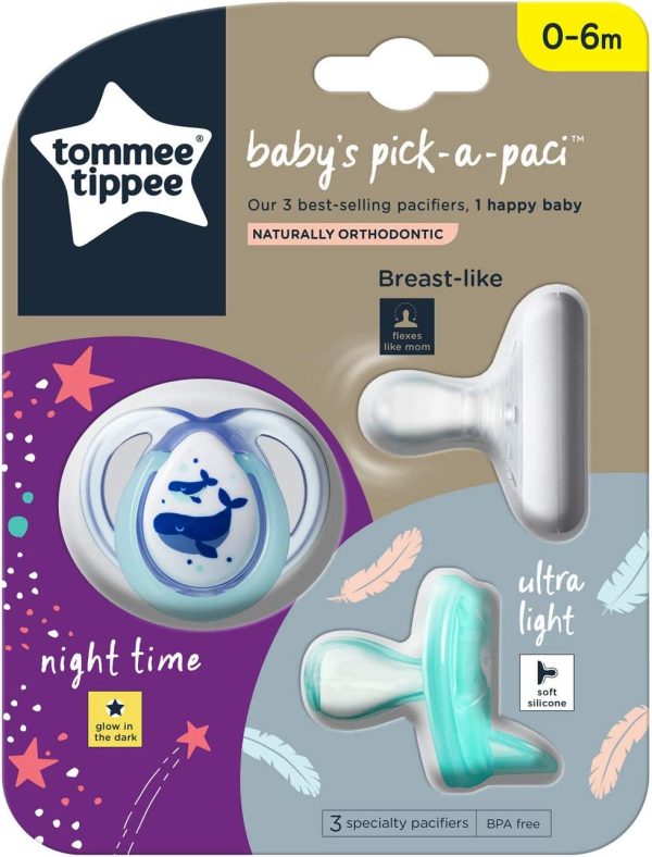 Tommee Tippee Baby Soother Mixed Trial 3 Pack, 0-6 mths - Image 3