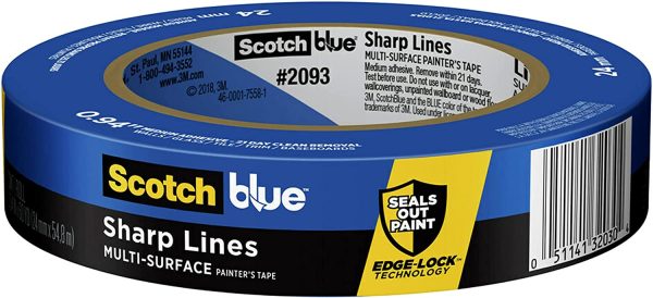 ScotchBlue Painter's Tape 25.4mm x 54.8m 2093EL-24E - Image 2