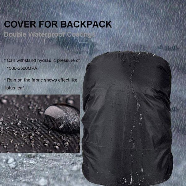 Waterproof Backpack Rain Cover Ultralight Portable Non-Slip Rainproof Dustproof Bag Pack Covers for Hiking Camping Outdoor Traveling Climbing Cycling Biking Accessories 30-40L - Image 7