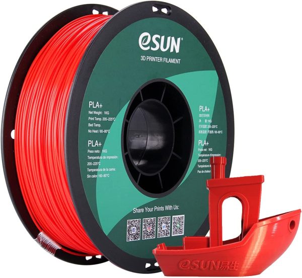 PLA+ 3D Printing Filament PLA PRO Plus Spool 1.75mm 1KG Dimensional Accuracy +/- 0.05mm for 3D Printers,Red - Image 6