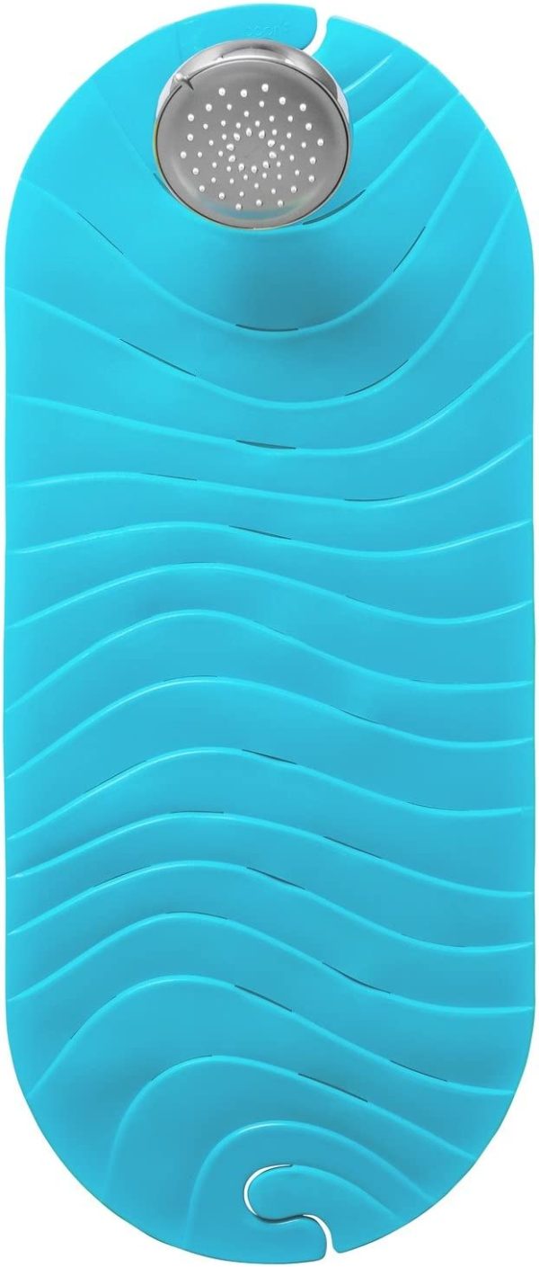 Boon Ripple Bath Mat, Blue - Image 5