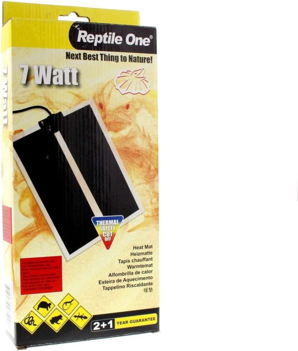 Heat Mat Reptile 7W 15 X 28cm 240V Reptile One Safety Cut Off Feature Thermal - Image 7