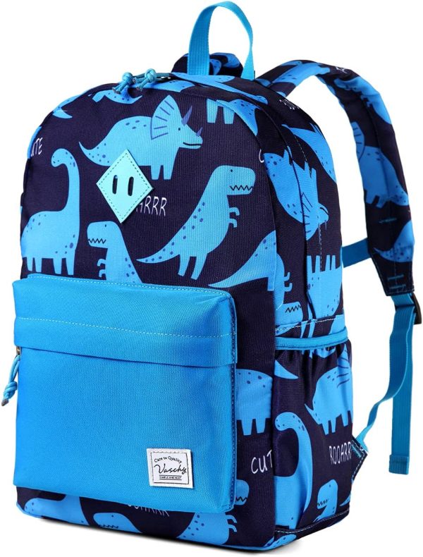 Preschool Backpack,Vaschy Little Kid Backpacks for Boys with Chest Strap Cute Dinosaur. - Image 7