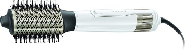 Remington Hydraluxe Volumising Blow Dry Brush, AS8901AU, 1200W, 2-In-1 Hair Dryer and Volumiser, Hot Air Brush, Moisture Lock Ceramic-Coated Oval Barrel, 3 Heat & 2 Speed Settings, White - Image 2